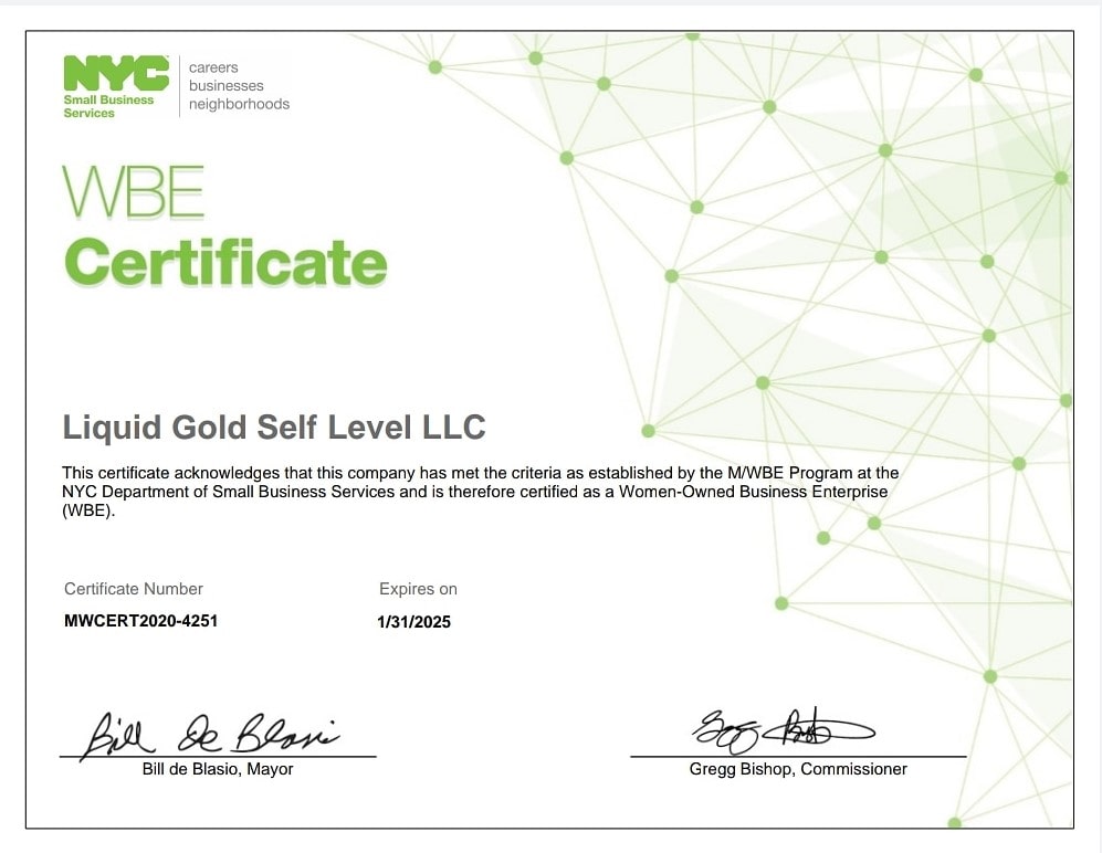 WBE-Certificate